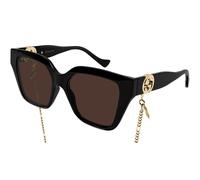 Gucci Mujer Gucci GG1023S 005 Gafas de sol Inyectado Negro Marrón Cuadrada Normal