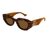 Gucci Mujer Gucci GG1421S 009 Gafas de sol Acetato la Habana Marrón Geométrico