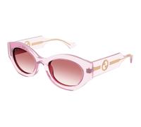 Gucci Mujer Gucci GG1553S 003 Gafas de sol Inyectado Rosa Rojo Redonda