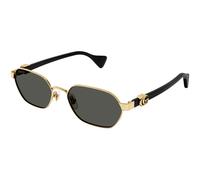 Gucci Mujer Gucci GG1593S 001 Gafas de sol Metal Oro Gris Redonda