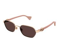 Gucci Mujer Gucci GG1593S 003 Gafas de sol Metal Oro Violeta Redonda