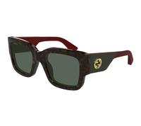 Gucci Mujer Gucci GG1663S 002 Gafas de sol Acetato la Habana Verde Cuadrada
