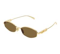 Gucci Mujer Gucci GG1802S 005 Gafas de sol Metal Oro Marrón Redonda