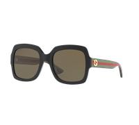 Gucci Mujer Sunglass GG0036SN - Color del Marco: Negro, Color de la Lente: Verde