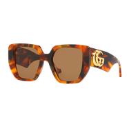 Gucci Mujer Sunglass GG0956S - Color del Marco: Carey, Color de la Lente: Marrón
