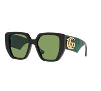 Gucci Mujer Sunglass GG0956S - Color del Marco: Negro, Color de la Lente: Verde