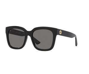 Gucci Mujer Sunglass GG1338S - Color del Marco: Negro, Color de la Lente: Gris