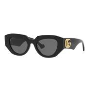 Gucci Mujer Sunglass GG1421S - Color del Marco: Negro, Color de la Lente: Gris