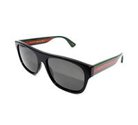 Gucci SUNGLASSES GG0341S-002 BLACK-MULTICOLOR-GREY 56 MENS