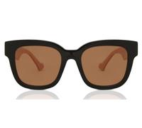 GUCCI SUNGLASSES GG0998S-005 BLACK-PINK-BROWN 52 WOMENS