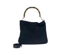 Gucci Vintage - Pre-owned Bamboo Canvas Handbag Black - Pre-owned - Mujer - Negro - ONE SIZE -