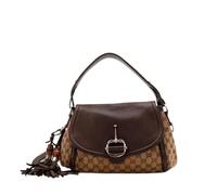 Gucci Vintage - Pre-owned Le Hobo Techno Horsebit - Pre-owned - Mujer - Marrón - ONE SIZE -