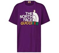 Gucci X The North Face Design Regular Fit Purple T-Shirt