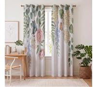 GUCSMN Cortinas de Ventana Decorativas Flores Colgantes 140An x 175Al cm