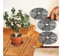Gudemoore 3 piezas rejillas de protección para macetas, 30 cm de protección para plantas de gato, rejilla protectora para plantas, protección contra gatos, perros, animales domésticos o niños