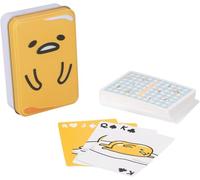Gudetama - Juego de Cartas de Regalo con Lata de coleccionistas juguetones, Personaje de Dibujos Animados de Anime Lazy Egg - Juego de Cartas con Licencia Oficial de Sanrio Paladone