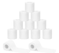 Gudotra 12 Banda Venda Cohesiva 5cm x 4.5m Venda Cinta Bendaje Adhesiva Deportiva Tape Crossfit Para Dedos Muñecas Tobillos Lesiones Deportivas Rodillas Músculos (Blanco)