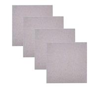 Gudotra 4 pcs Placas Mica Microondas Hoja de Mica Universal para los Hornos de Microondas 13 x 13cm
