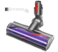 Gudotra Cepillo Motorizado Eléctrico para Dyson V15 V11 V10 V8 V7 Aspiradoras Cabezal Recambio para Dyson SV10 SV11 SV12 SV14 Cabezal de Turbina para Alfombras y Suelos Duros y 1 Cepillo de Limpieza