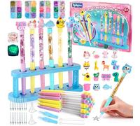 Gudotra Kit de Creación de 20 Bolígrafos con 93+ PCS Accesorios Laboratorio de Boligrafos para Niños y Niñas Juego Creativo Infantil Regalos Cumpleaños para Niños de 6 7 8 9 10 Años Manualidades Niños