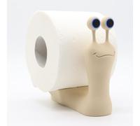 Gudrun el rollo de papel higiénico - Divertido portarrollos de papel higiénico impreso en 3D - Decoración de baño original y portarrollos de repuesto - 4 variantes a elegir (ojo 1)