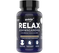 Gudslip® Ashwagandha KSM-66® 600mg - Alta Potencia con Extracto de Raíz Pura - 60 Cápsulas Veganas - Reduce el Estrés y Cortisol, Mejora el Sueño y el Enfoque