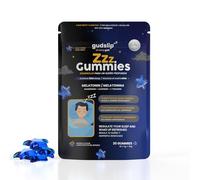 Gudslip® Gummies Melatonina 1 mg - 30 Gominolas para Dormir Mejor - Con Magnesio, L-Teanina y Lavanda - Descanso Profundo y Sueño Reparador - Sin Azúcares Añadidos