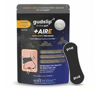 GudSlip® Tiras Nasales para Dormir Antirronquidos (30+6) - Respira Mejor, Reduce Ronquidos y Mejora tu Sueño - Ultra Cómodas, Hipoalergénicas y de Alta Adherencia