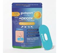 Gudsport by GudSlip® Mouth Tape Sport (30+6) - Respiración Nasal en el Entrenamiento & Sueño Reparador - Adhesivo Elástico Antisudor Apto para Barba - Running, Ciclismo, Hyrox, Fitness