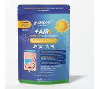 Gudsport by GudSlip® Tiras Nasales Deportivas (30+6) - Más Aire, Más Rendimiento - Adhesivo Antisudor Ultra-Resistente - Running, Ciclismo, Hyrox, Fitness & Sueño