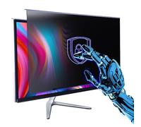 GUDTEKE Filtro de pantalla de privacidad para computadora, 22 monitores colgantes, protector de pantalla de privacidad para monitor de computadora de pantalla ancha de relación de aspecto 16:10,