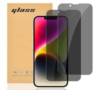 gueche 2 Pieces, Privacy Screen Protector for iPhone 14, iPhone 13 and iPhone 13 pro, Privacy Angle 28 Degrees Balanced with Eye Protection, 9H Hardness, Bubble Free