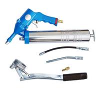 Güde 40053 - Prensa de engrase neumática, azul, 2-8 bar