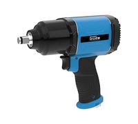 Güde 40122 - Llave de impacto DL, martillo gemelo 1/2 (regulador de potencia de 3 niveles, rosca de conexión IG 1/4", presión máxima de trabajo 6,3 bar)