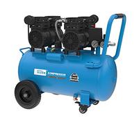 Güde 50138 Airpower 275/8/50 - Compresor silencioso (2 unidades de doble pistón con motor separado, caldera de 50 litros, 230 V, sin aceite)