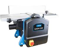 Güde 55440 GADH 200 Enderezadora y cepilladora de aluminio fundido a presión, protección del eje de cepillado, interruptor de sobrecarga, color azul