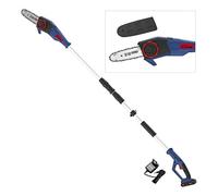 Güde 58594 AST 18-201-05 - Motosierra telescópica (18 V, ion de litio, intercambio de energía, batería y cargador)