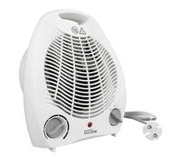 Güde 85175 - Calefactor GH 2000 (2000 W de potencia de calefacción, 2 niveles (1000/2000 W), función de ventilador, potencia del ventilador 75 m³/h, termostato continuo, protección contra