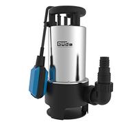Güde 94639 GS 1103 Pi Bomba sumergible de aguas residuales, 230 V, 1100 W, Plata/Azul/Negro