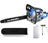 Güde 95015 - Motosierra de gasolina KS 450-53 V (2,0 kW / 2,7 CV, espada y cadena de calidad Oregon, longitud de corte 430 mm, Easy Start, bomba de cebado, estrangulador, incluye accesorios)