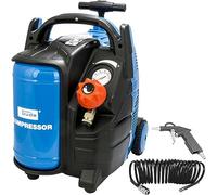 GÜDE Airpower Compresor de aire 200/10/5, TY + WD Tools, 8 unidades,juego de aire comprimido