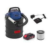 Güde AS 18-201-05 Aspirador de Cenizas inalámbrico, Negro/Azul