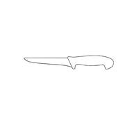 Güde Ausbeinmesser, Serie Omikron Profi, Griff PPN Schwarz, Klingenlänge: 15 cm Solingen-Cuchillo deshuesador Estampado, Unisex Adulto, Negro, Talla única