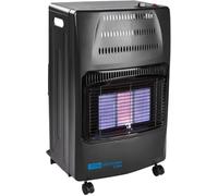 Güde Calentador de gas GGH 4200 K (4200 W, 3 niveles de calor, encendido piezoeléctrico, uso móvil, presión de trabajo de 50 mbar, elementos calefactores de cerámica, fusible térmico, 4 ruedas de