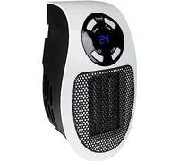 Güde Calentador GSH 500 K mini (230 V, 500 W de potencia de calefacción, 28,46 m³/h de potencia del ventilador, elemento calefactor de cerámica PTC, giro de 90°. enchufe de red, función temporizador,