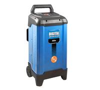 Güde Cargador de batería Digital GDB 24 V/12 V-200 (230 V, 6000 W de Potencia de Red, Voltaje de Salida de 12/24 V, para baterías de 20 - 450 Ah, LED, diagnóstico, Rescate, función de Carga y