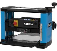 Güde Cepilladora de espesor GDH 330 (1500 W, 2 cuchillas, altura de paso de hasta 152 mm, ancho de paso hasta 330 mm, reducción de virutas de hasta 2,8 mm, mesa de alimentación plegable, colector de