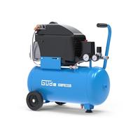 Güde Compresor 231/10/24 (lubricado con aceite, máx. 10 bar, 1500 W, caldera 24 l, potencia de aspiración 206 l/min, reductor de presión, 2 x manómetros, válvula de seguridad, tapón de drenaje de