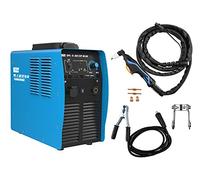 Güde Cortador de plasma GPS-K Aircut 40 AK (cortador de plasma, compresor integrado, corte de metal hasta 12 mm de grosor, antorcha de corte de 2,5 m con guía de rodillos)