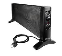 Güde GKH 1200 Mica - Calentador de convección (1200 W, 2 niveles de calor (600/1200 W), termostato continuo, calor rápido y silencioso gracias al elemento calefactor Mica y convección, protección